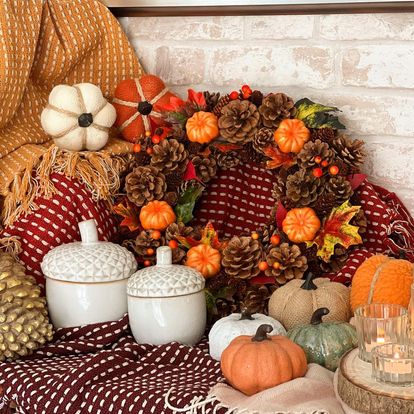 Selection of Autumn Home Decor Pieces From Collecting Seashells