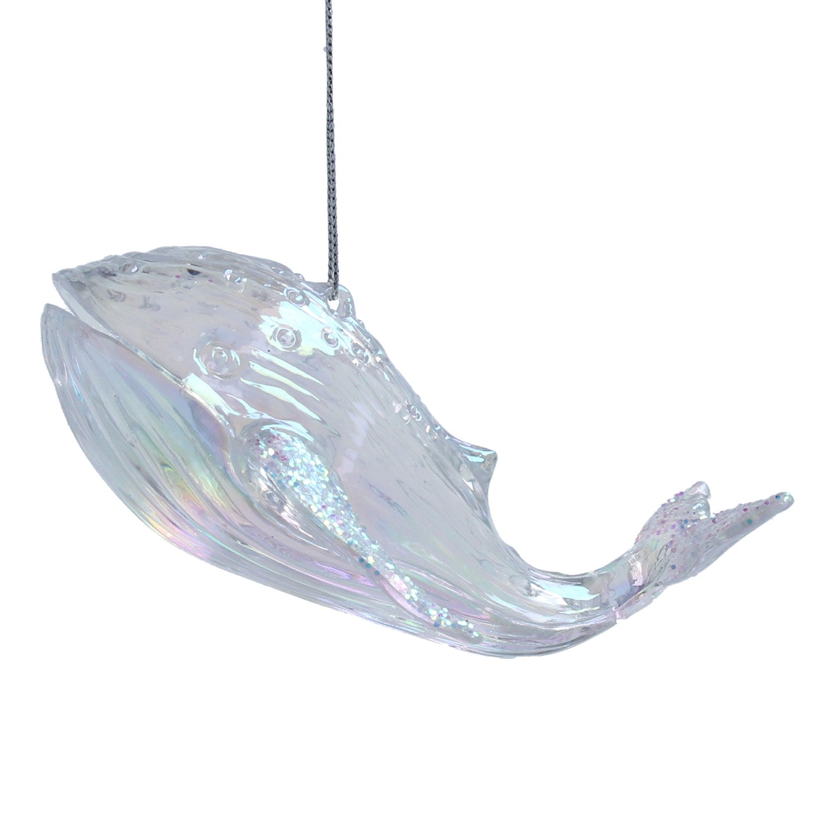 Hanging Whale Decoration - Iridescent