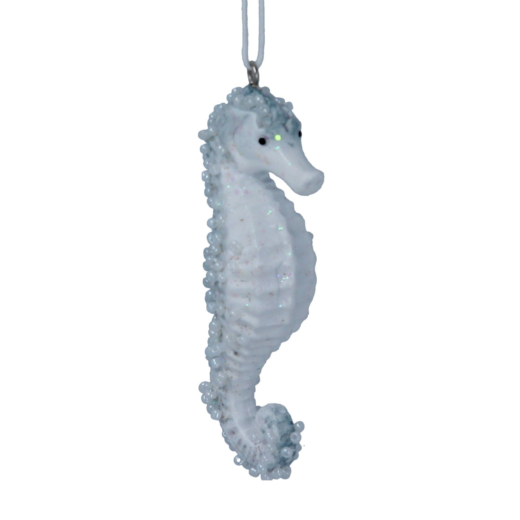 Hanging Seahorse Decoration - Pale Blue