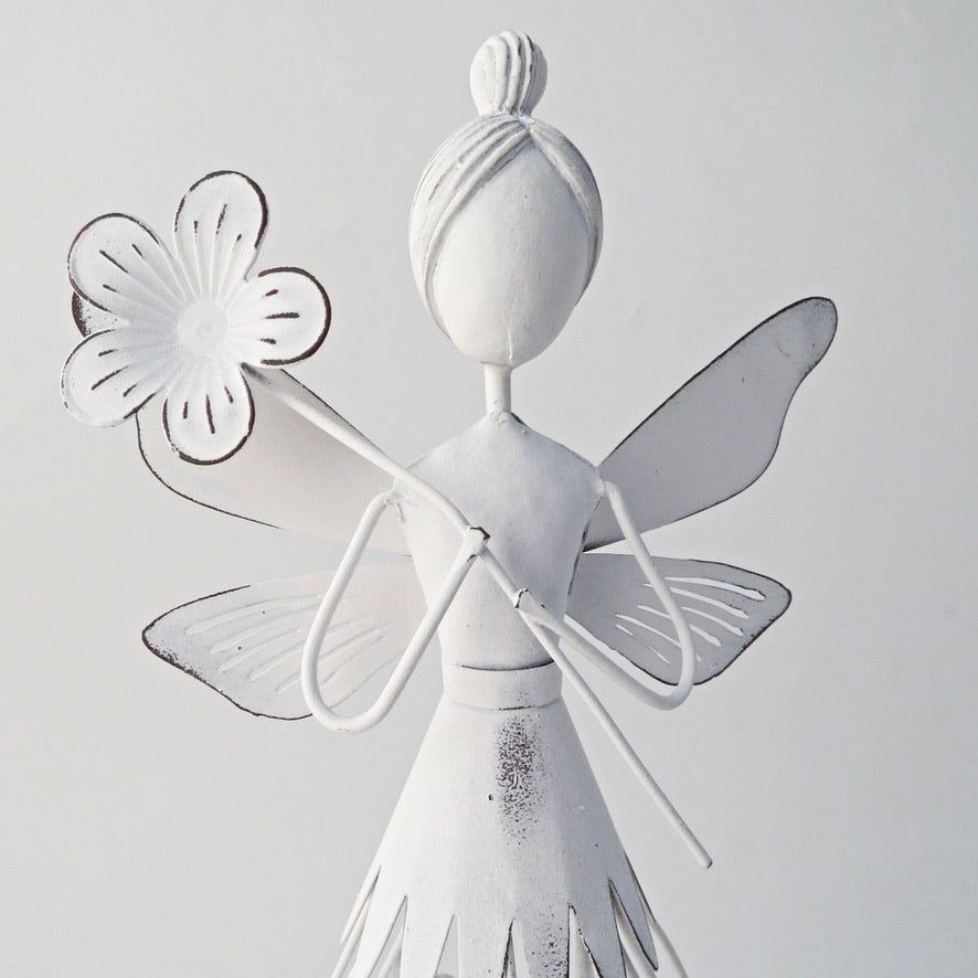Metal Fairy Ornament - Flower Girl