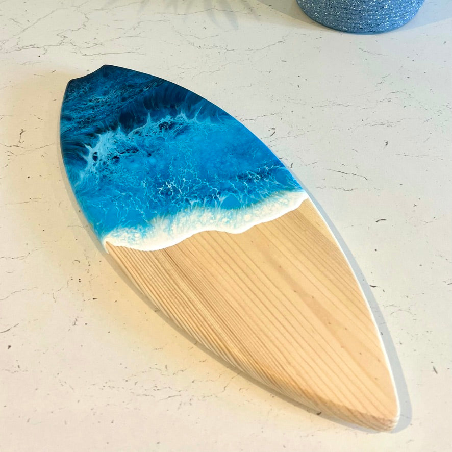 Ocean Mini Surfboard Art