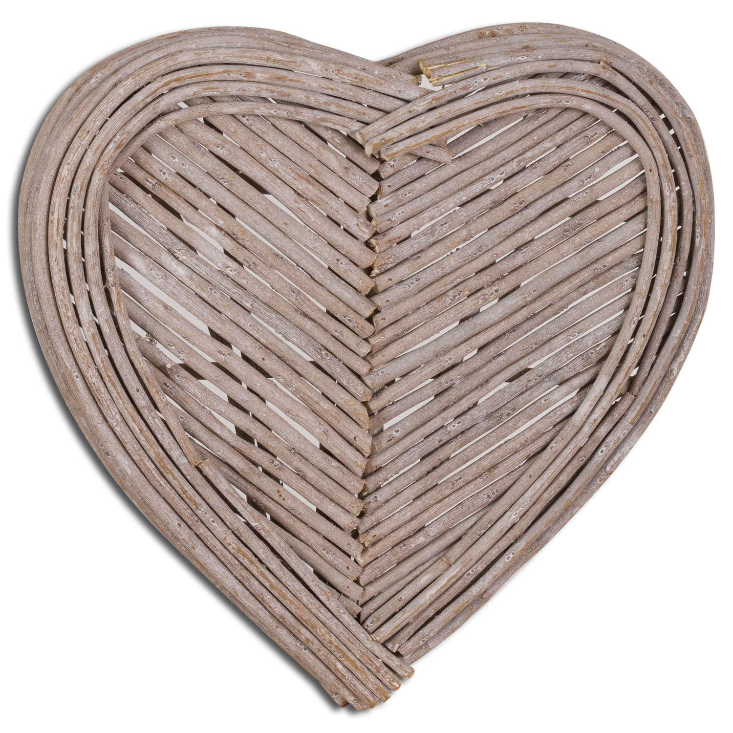 Natural Wicker Heart - Small