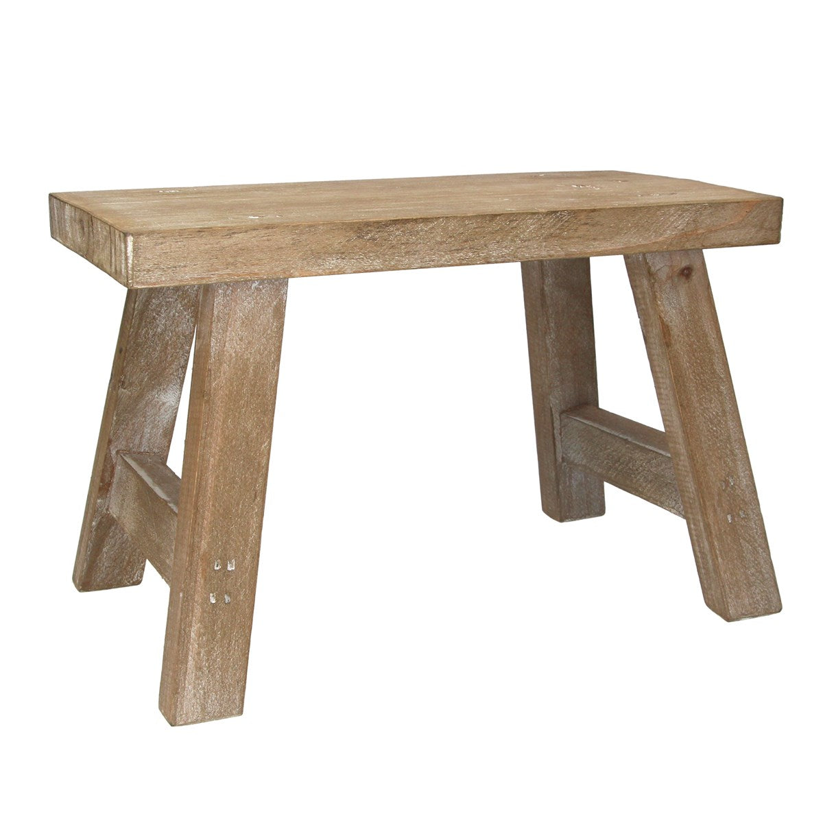 Collecting Bench Collecting Seashells | Gorgeous Home Decor | Natural Wood Decorative Bench