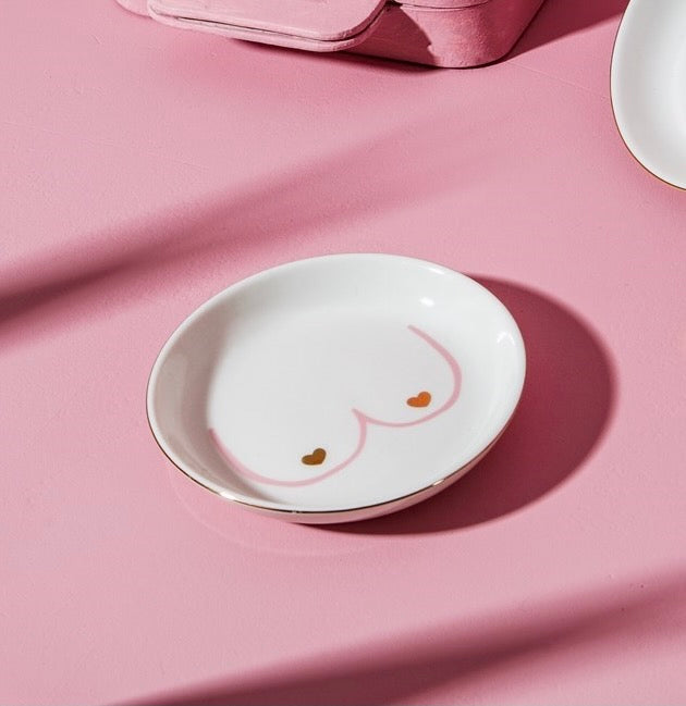 Girl Power Boobies Trinket Dish