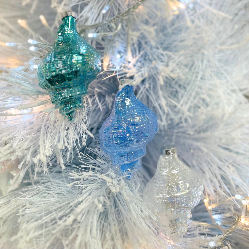 Hanging Shell Decoration - Iridescent - Set of 3