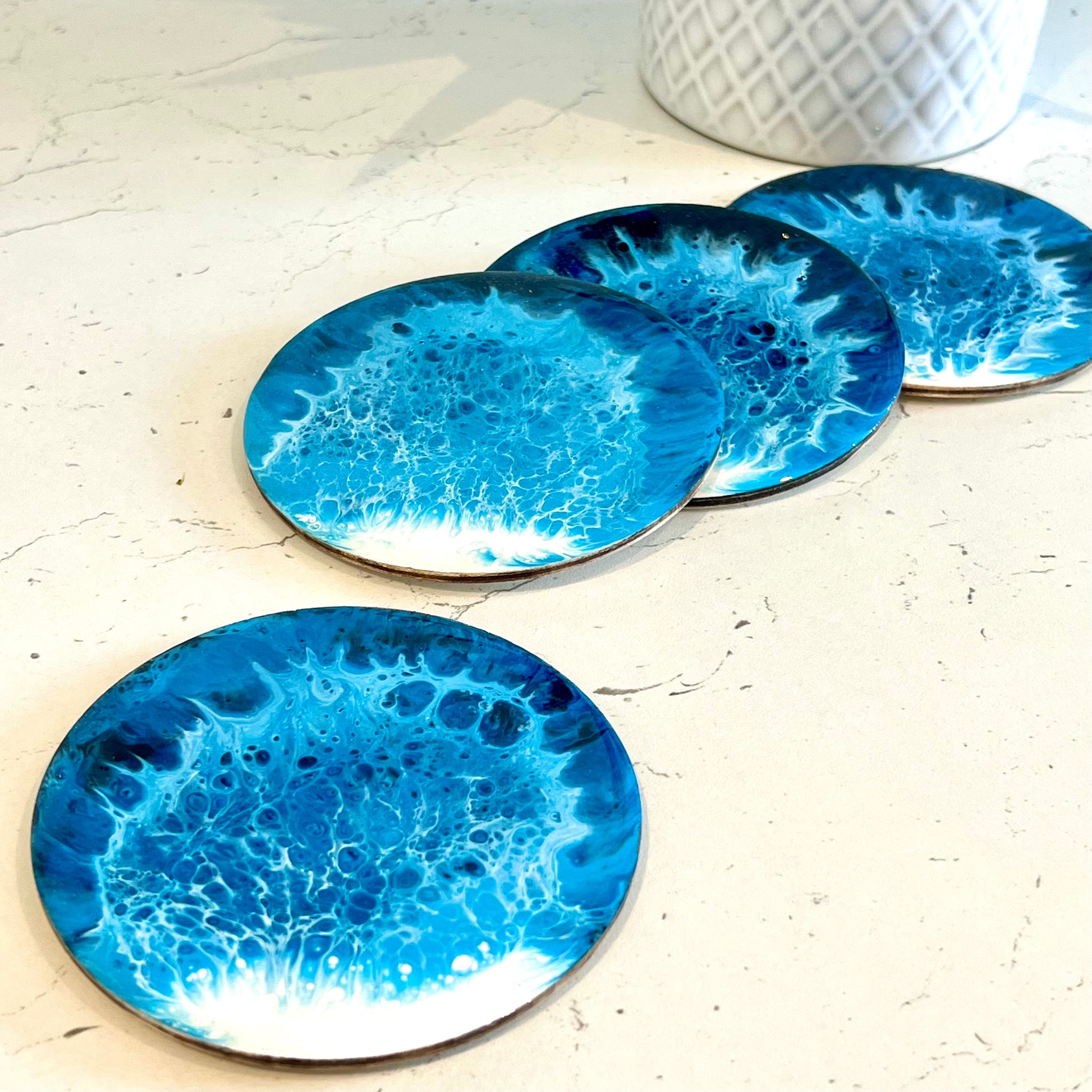Ocean Coasters - Blue