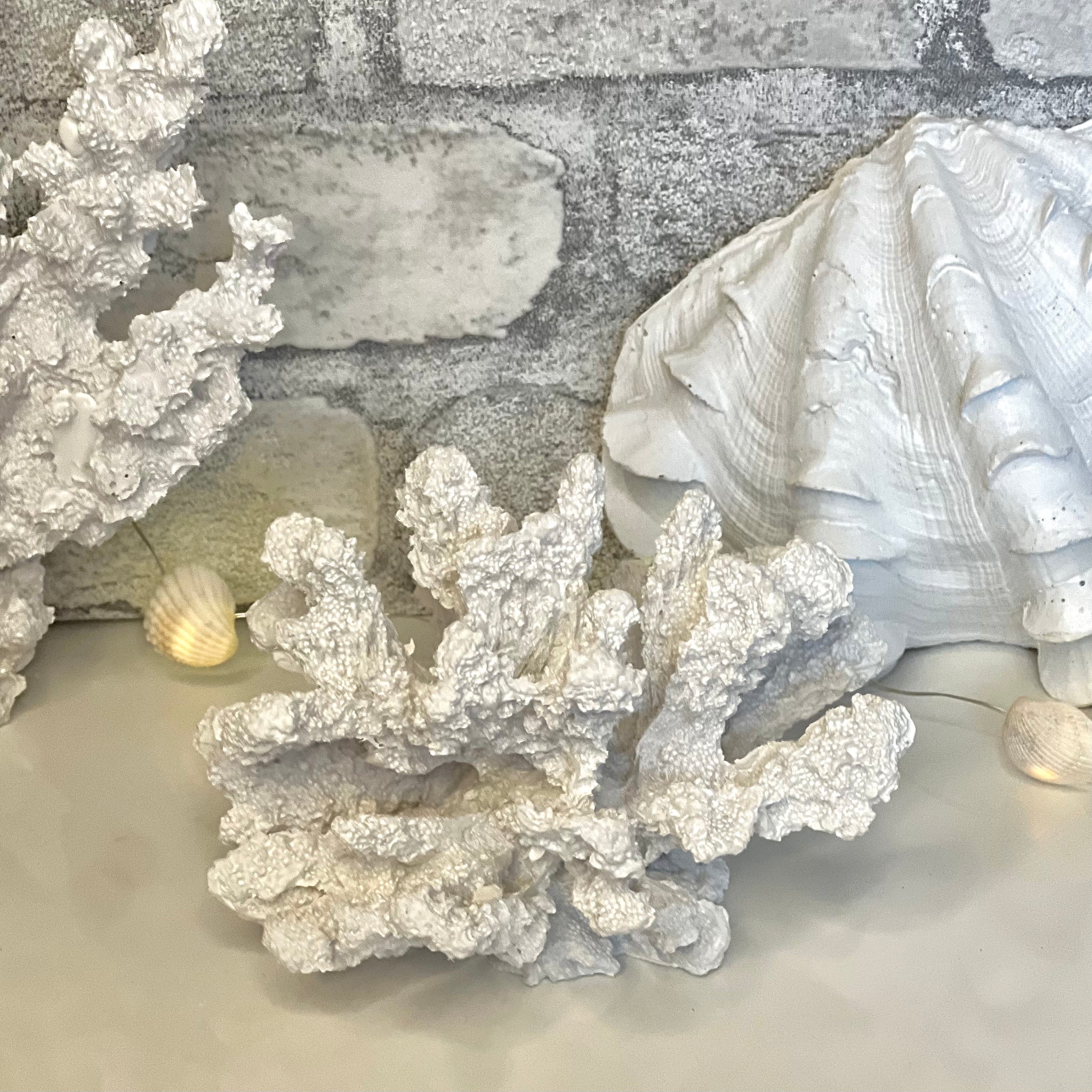 Faux Coral Lace Resin - Small