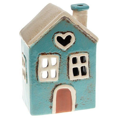 Village Pottery - Heart House - Teal