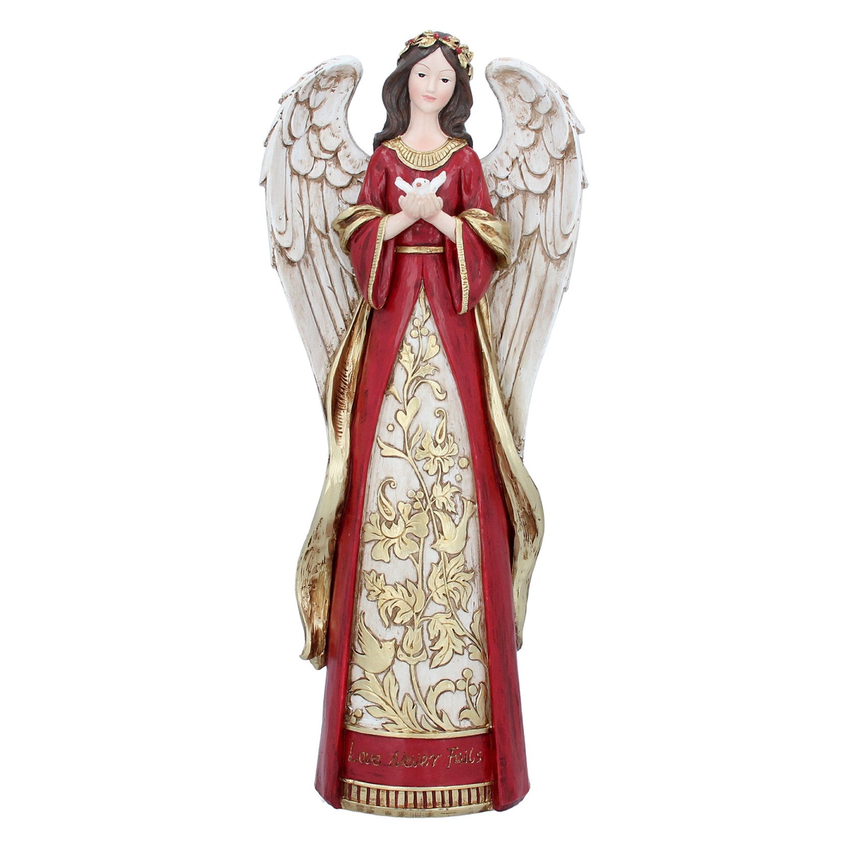 Christmas Angel - Red & Gold - Nostalgic
