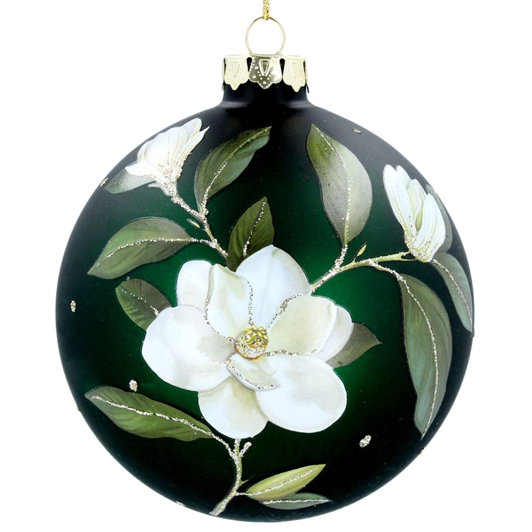 Hanging Matte Green Bauble - Extra Large - Magnolia