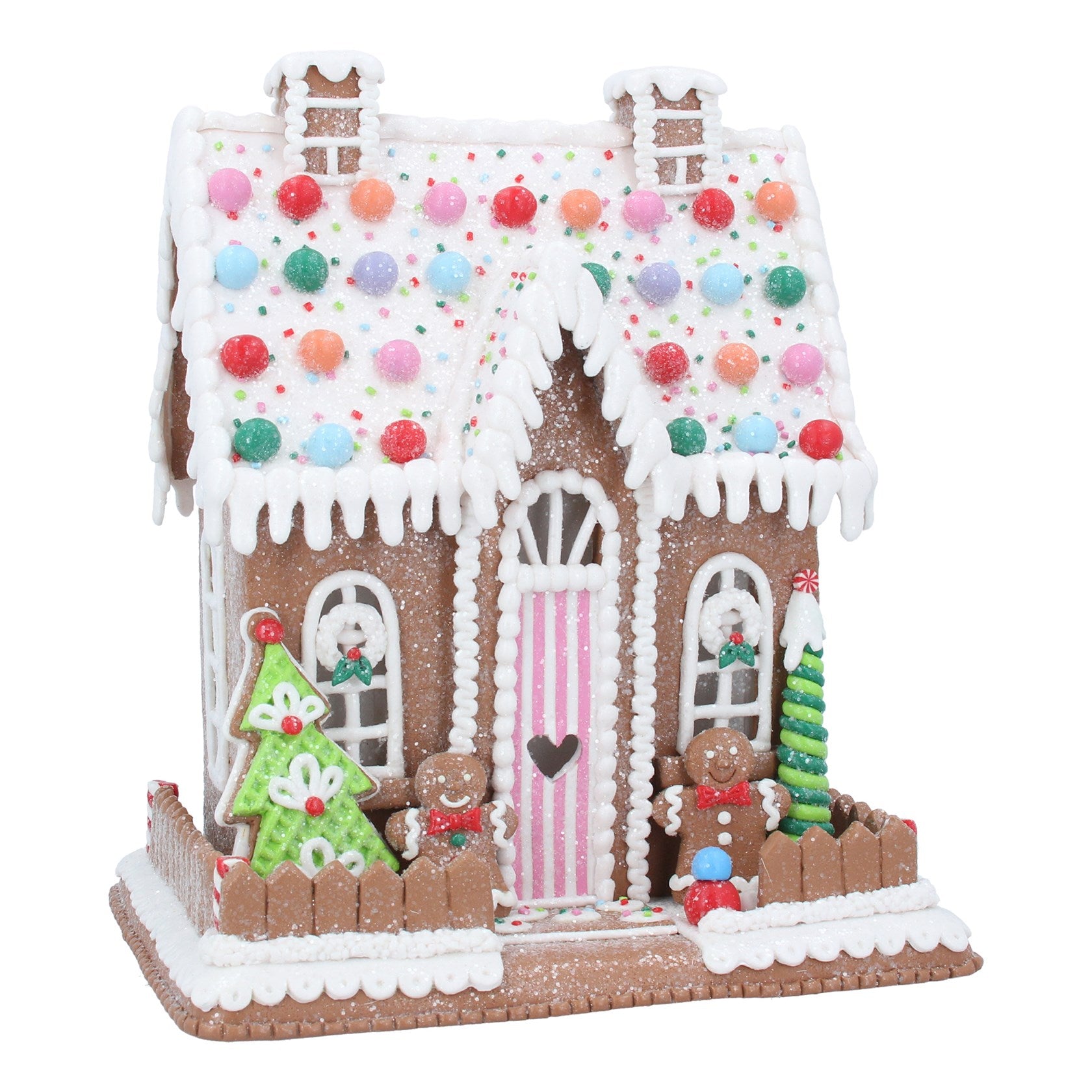 Light Up Gingerbread House - Lollipop Lane