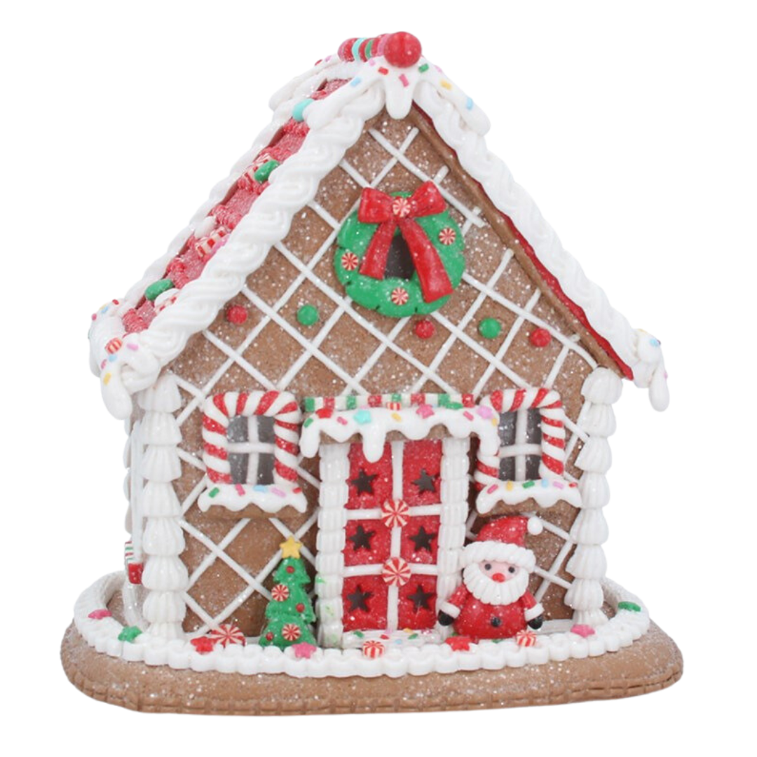 Light Up Gingerbread House - Candy Cottage