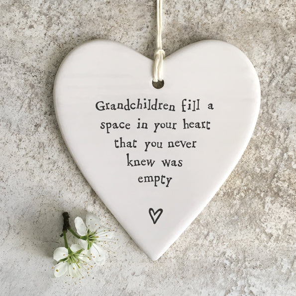 Wobbly Round Heart - Grandchildren Fill Space