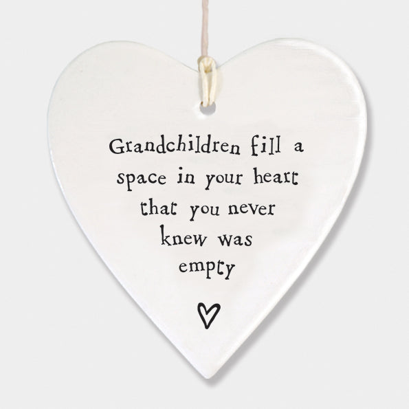Wobbly Round Heart - Grandchildren Fill Space