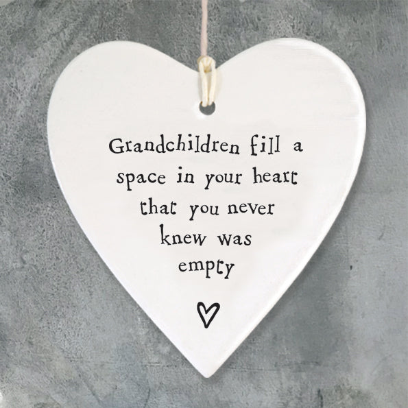 Wobbly Round Heart - Grandchildren Fill Space