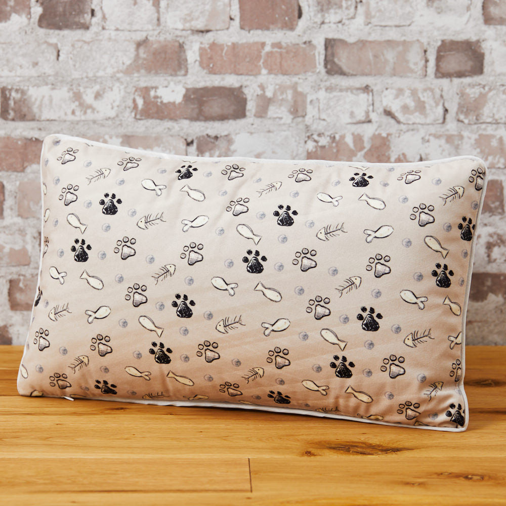 Velvet Cushion - Reserved for the Cat