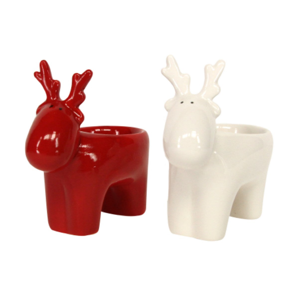 Reindeer Tea Light Holder - Set of 2