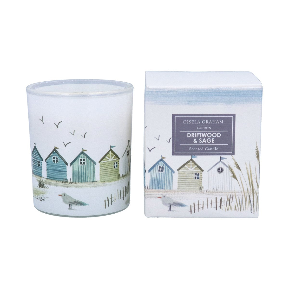 Boxed Candle - Beach Huts