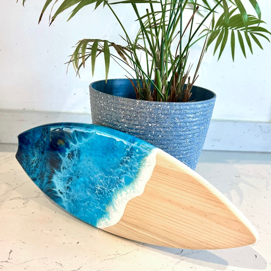 Ocean Mini Surfboard Art