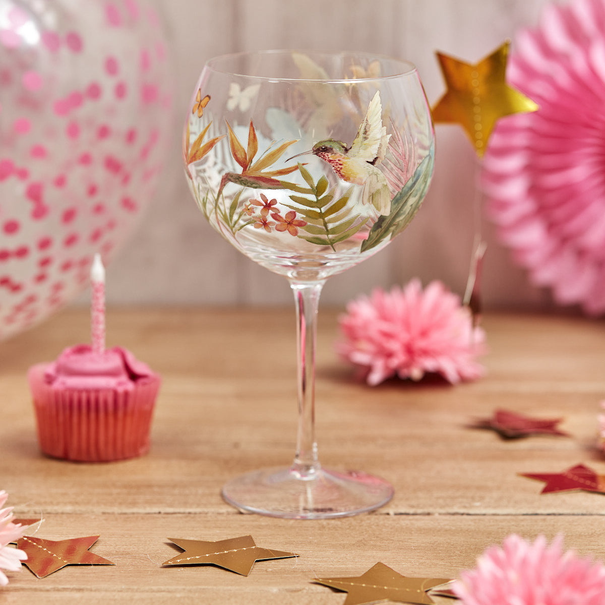 Gin Glass - Hummingbird