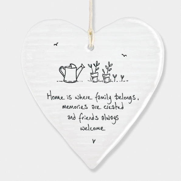 Wobbly Round Heart - Home Is Where Family Belongs