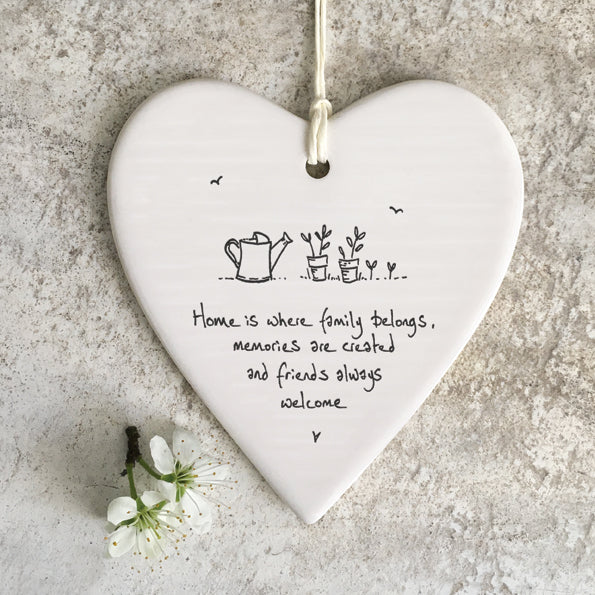 Wobbly Round Heart - Home Is Where Family Belongs