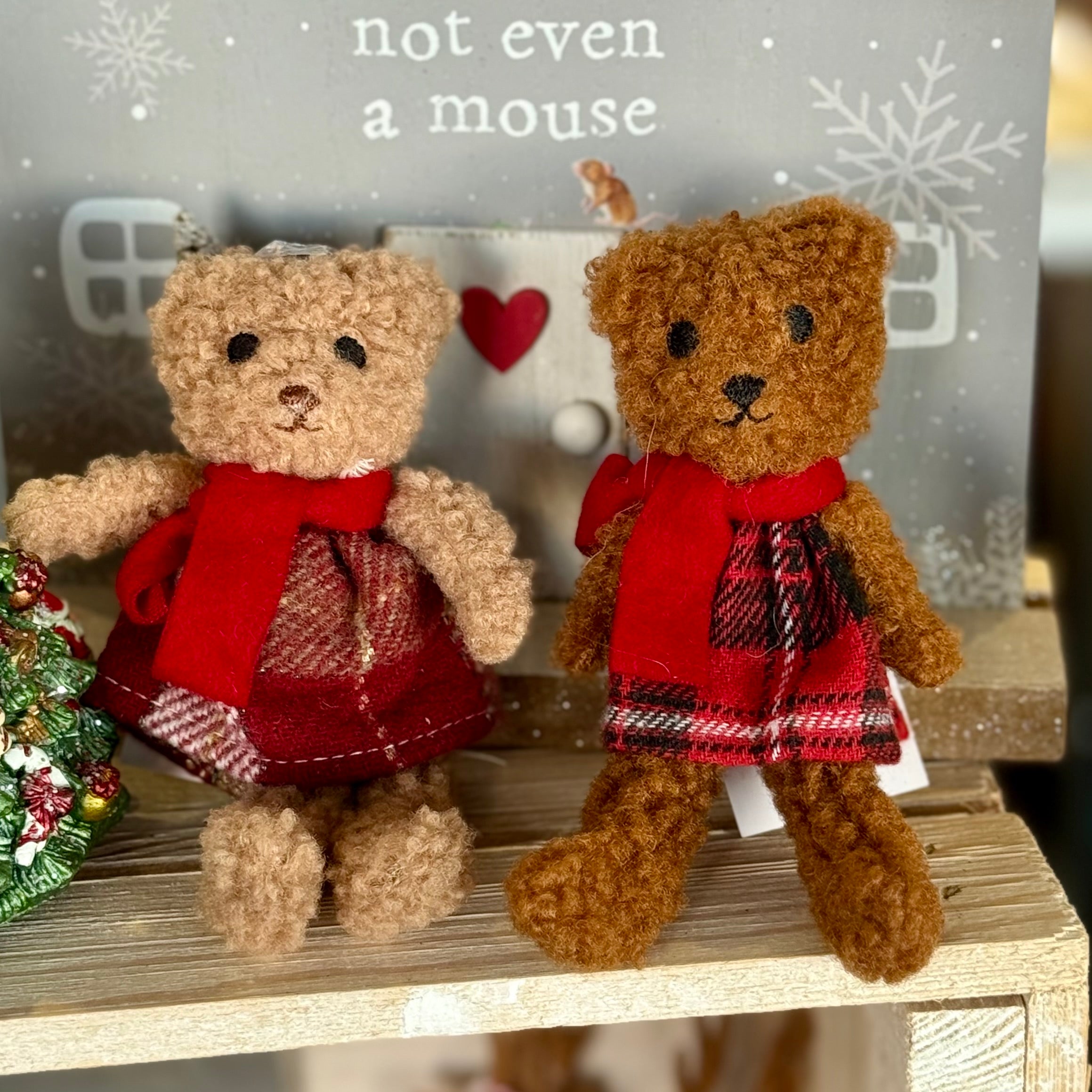 Collecting Seashells | Christmas Decor | Fabric Mr/Mrs Dressed Teddy ...