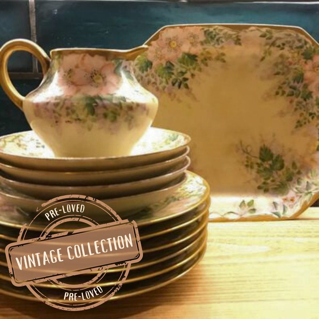 1932 FRENCH LIMOGES Johann Haviland, Bavaria Porcelain Tea Ware