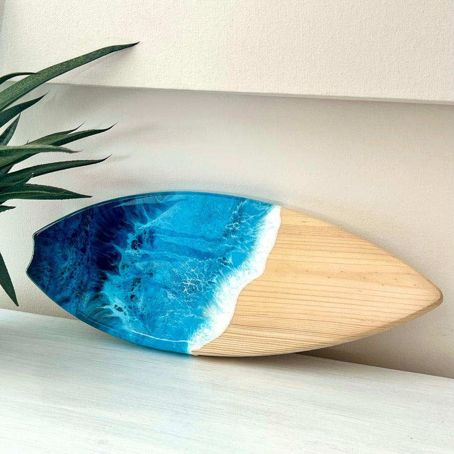 Ocean Mini Surfboard Art