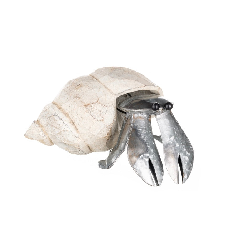 Tin Ornament - Hugo Hermit Crab