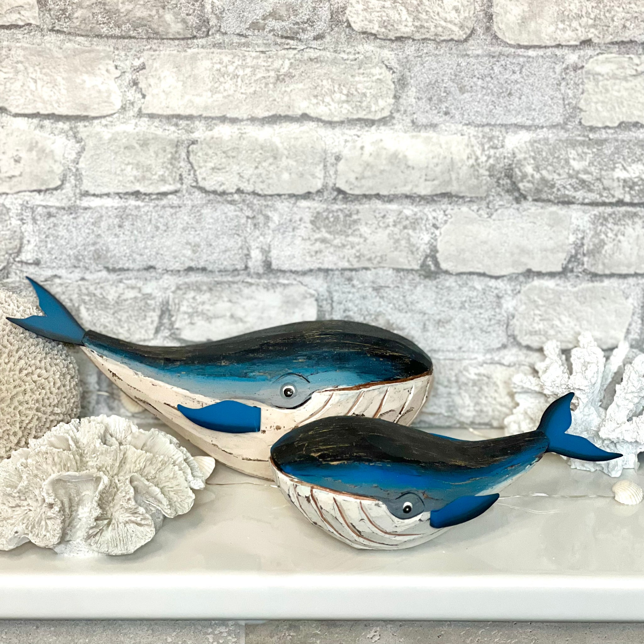 Mother Whale & Child Ornaments