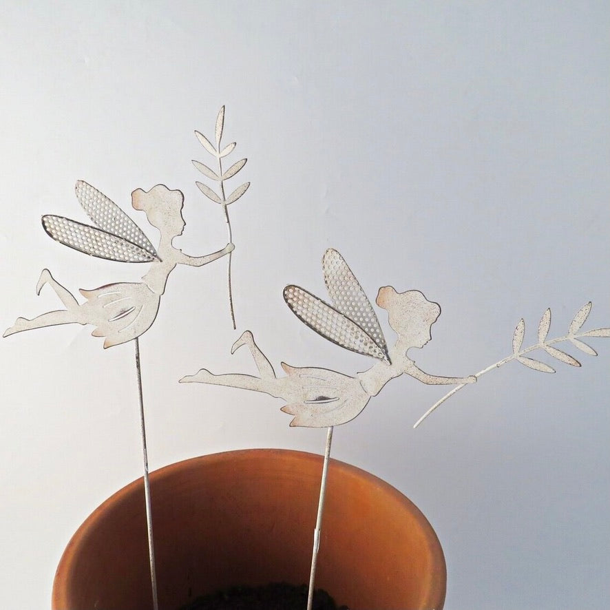 Metal Fairy - Decorative Plant Stick