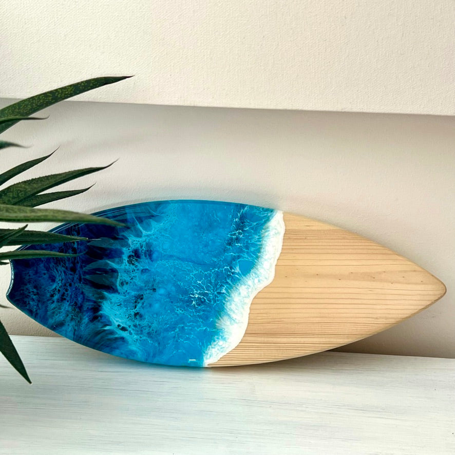 Ocean Mini Surfboard Art