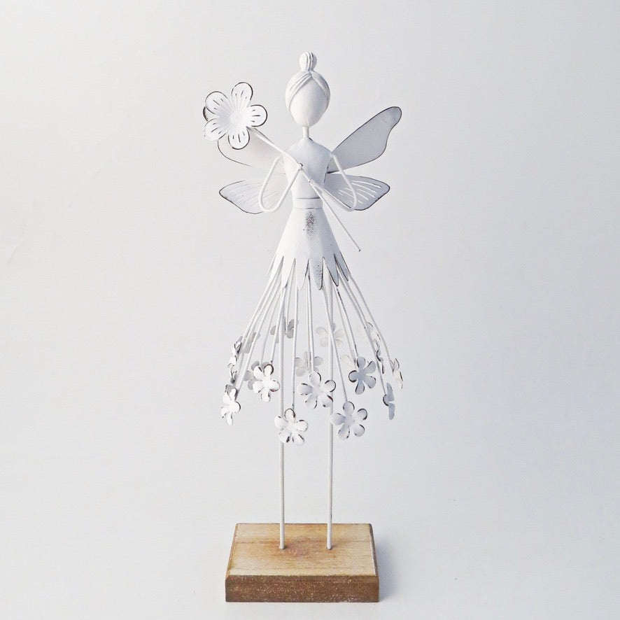 Metal Fairy Ornament - Flower Girl