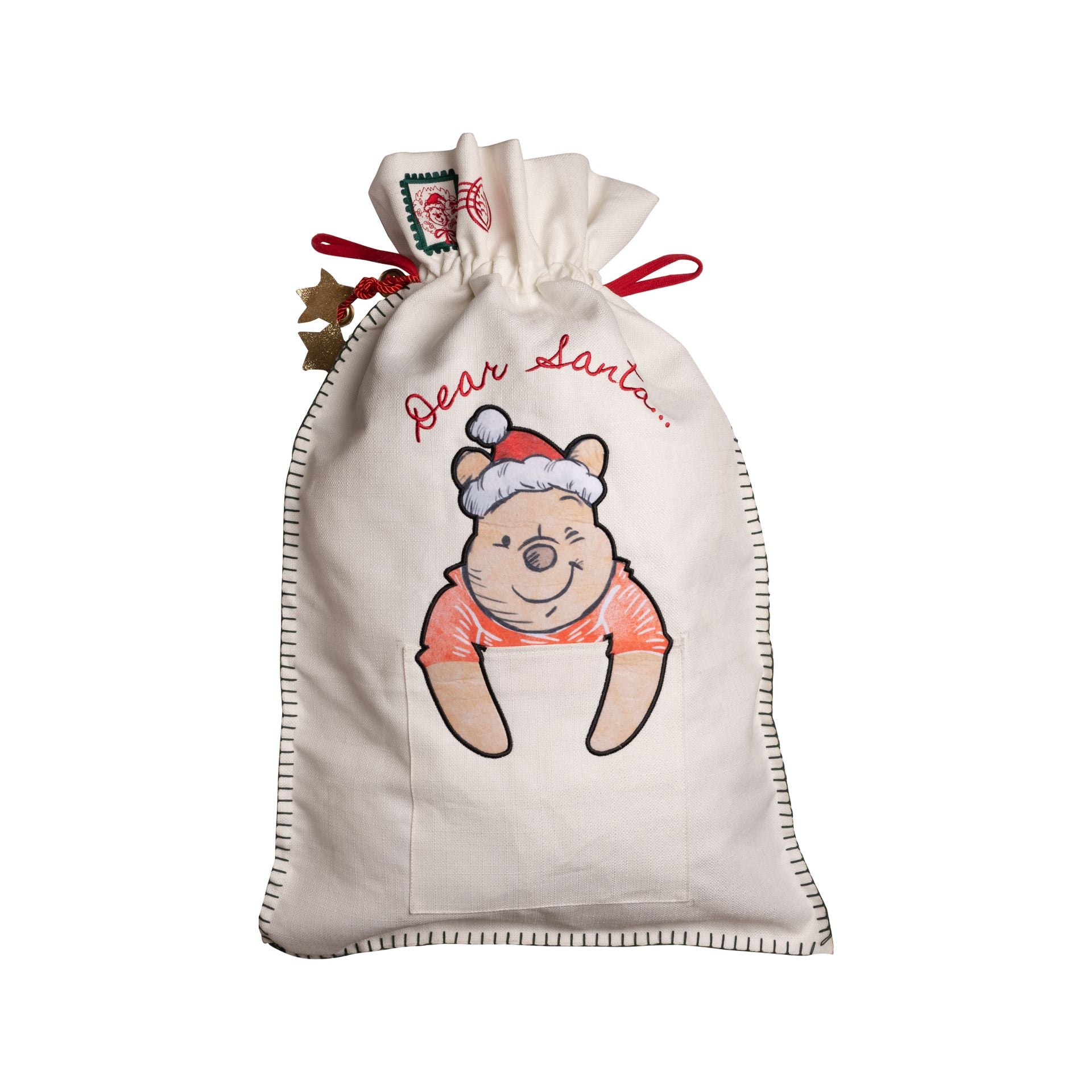 White Christmas Sack - Winnie the Pooh