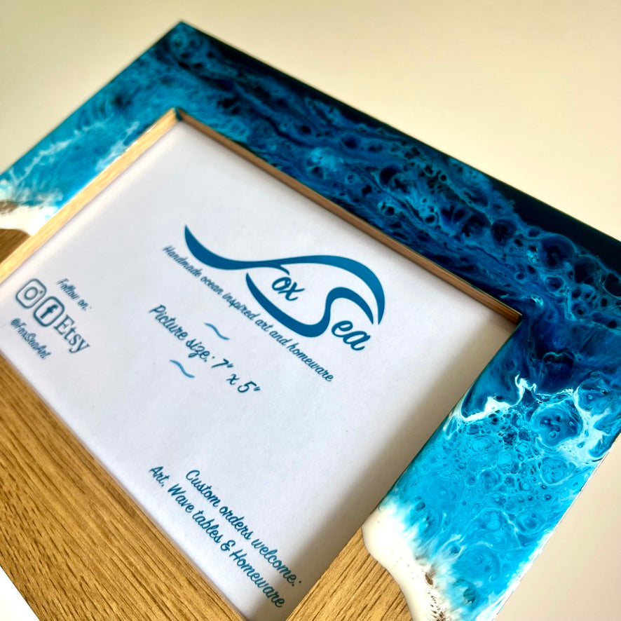 Ocean Picture Frame - Blue