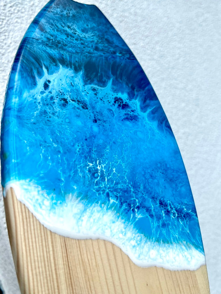 Ocean Mini Surfboard Art