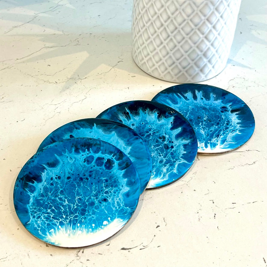 Ocean Coasters - Blue