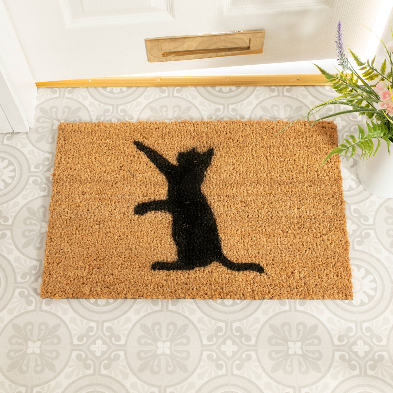Cat Silhouette Doormat