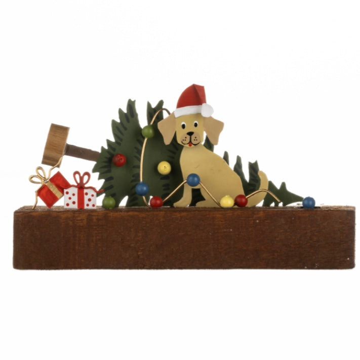 Dog & Christmas Tree Chaos