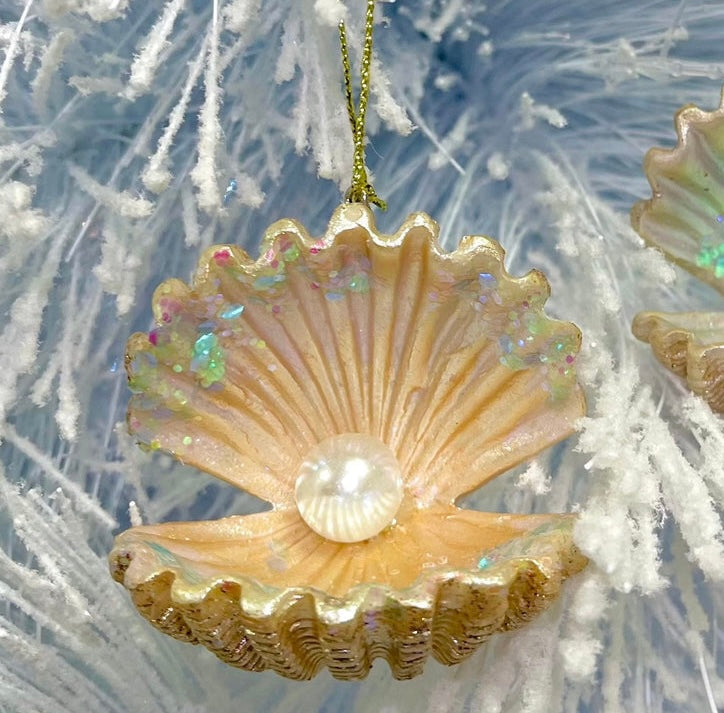 Oyster Shell Decoration - Gold