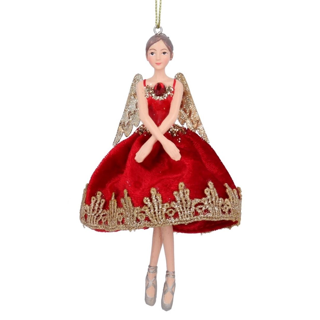 Hanging Red Fairy Decoration - Nostalgic