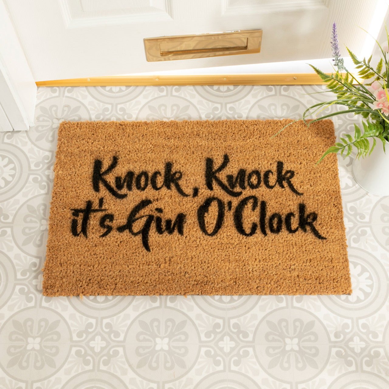 It's Gin O'Clock Doormat