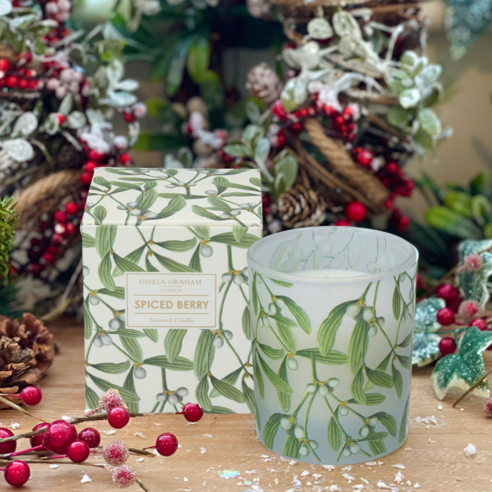 Boxed Scented Candle - Mistletoe