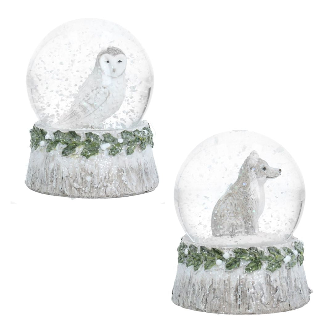 Mini Arctic Snow Globes - Set of 2
