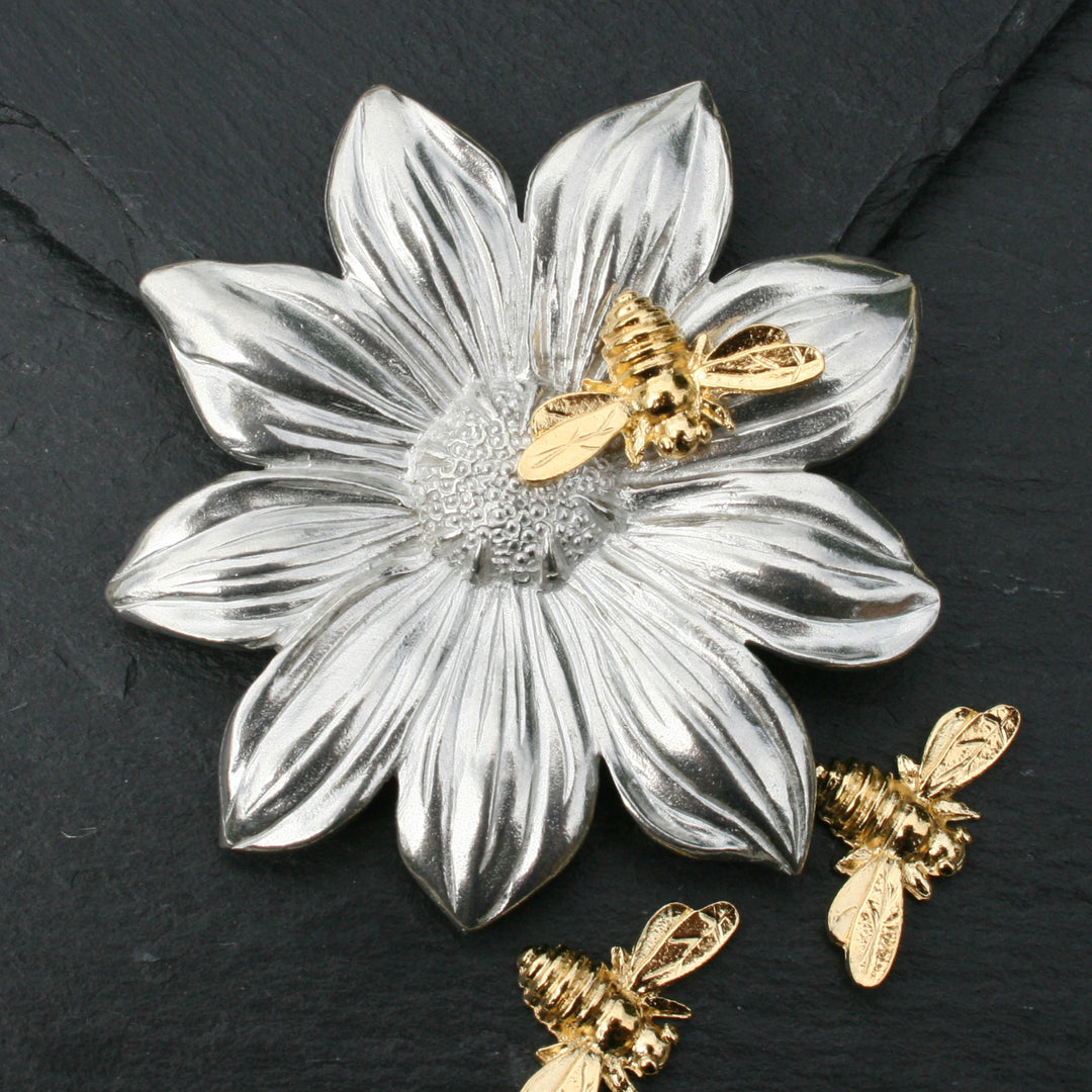 Trinket Dish - Flower & Bees
