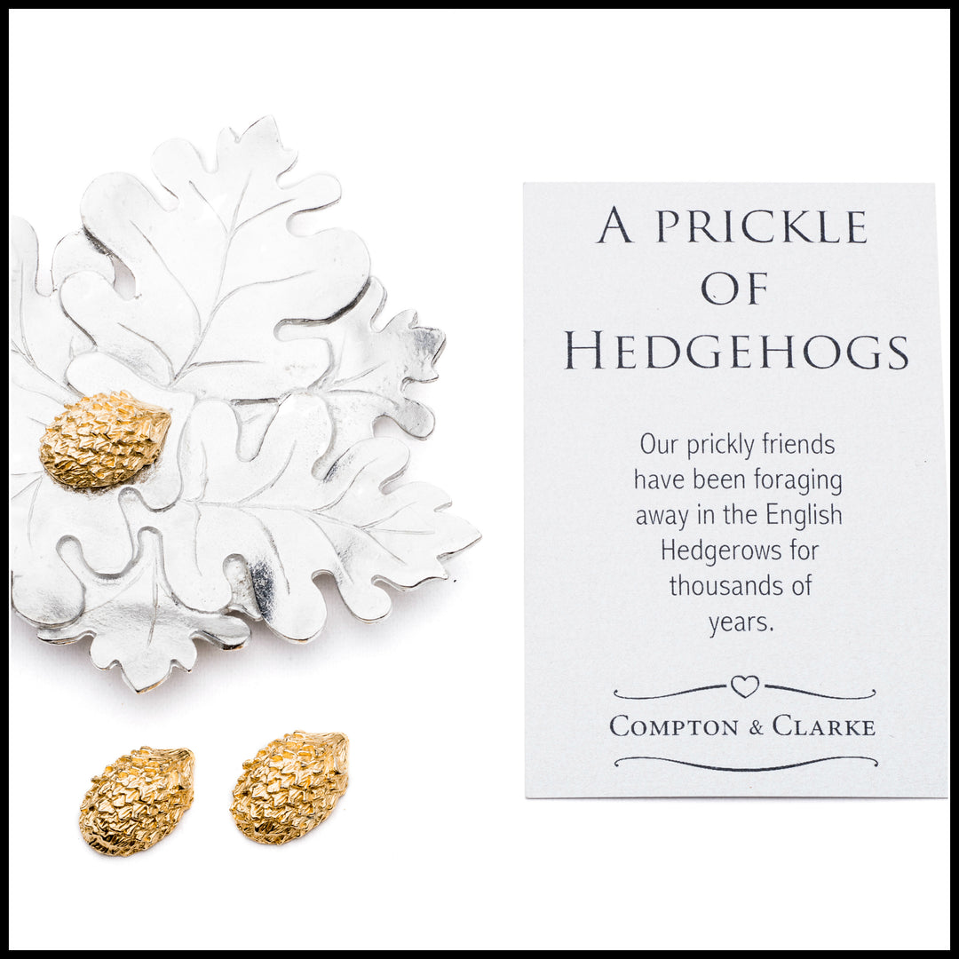 Trinket Dish - Oak Leaf & Hedgehog