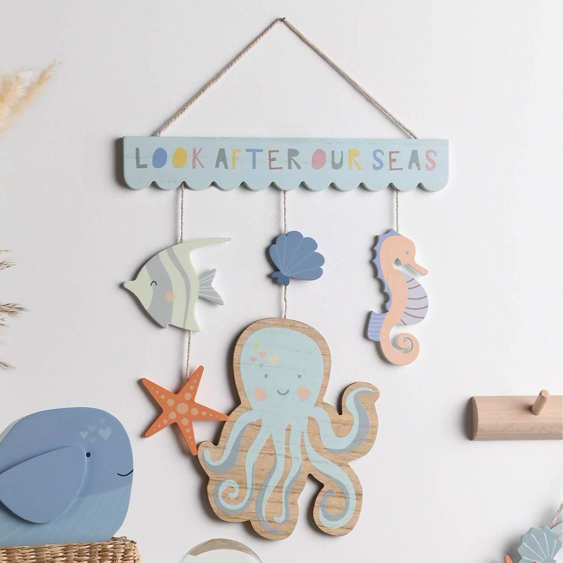 Pastel Ocean Nursery - Hanging Mobile
