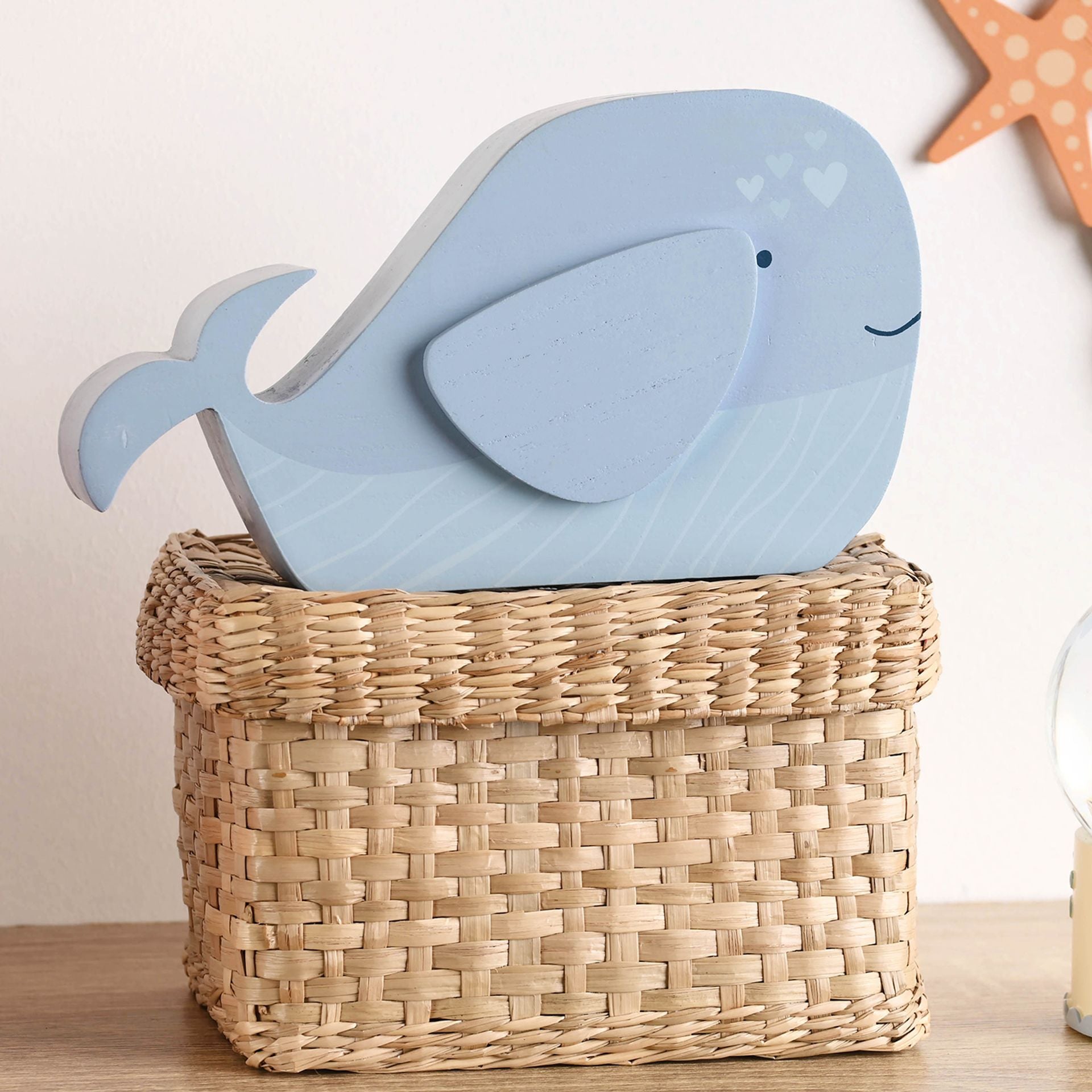 Pastel Ocean Nursery - Whale Money Box
