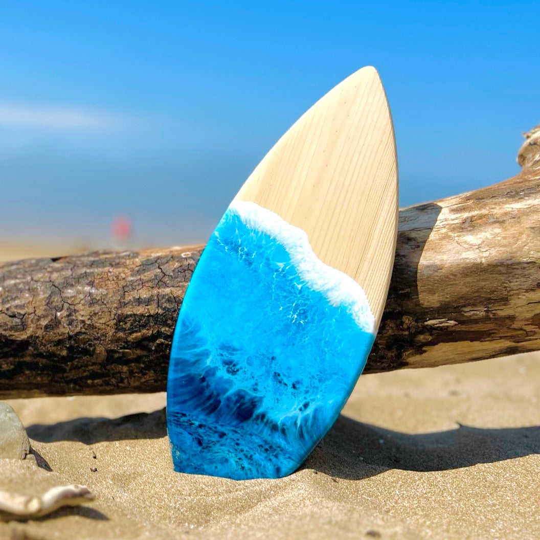 Ocean Mini Surfboard Art